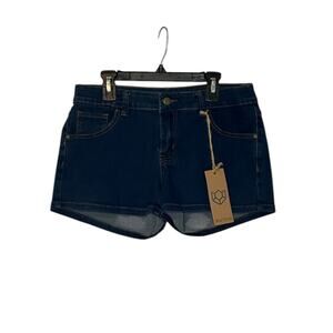 Blue Turtle dark blue low rise short shorts size 11 Junior